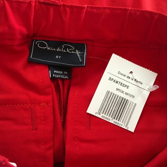 Oscar de la renta Boys Pants Red Color 8 Years gi - Picture 7 of 7